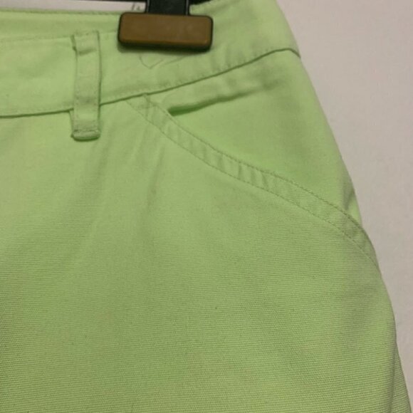 Vintage 80s/90s Northern Reflections Lime Green High-Rise Mom Shorts Sz 14 - Picture 2 of 7